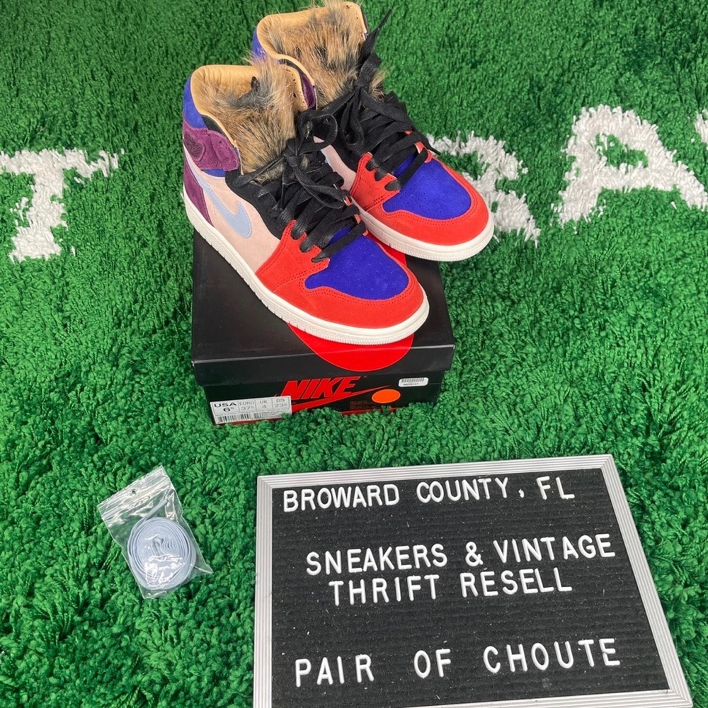 Aleali May X WWND Jordan Retro 1 High OG Court Lux